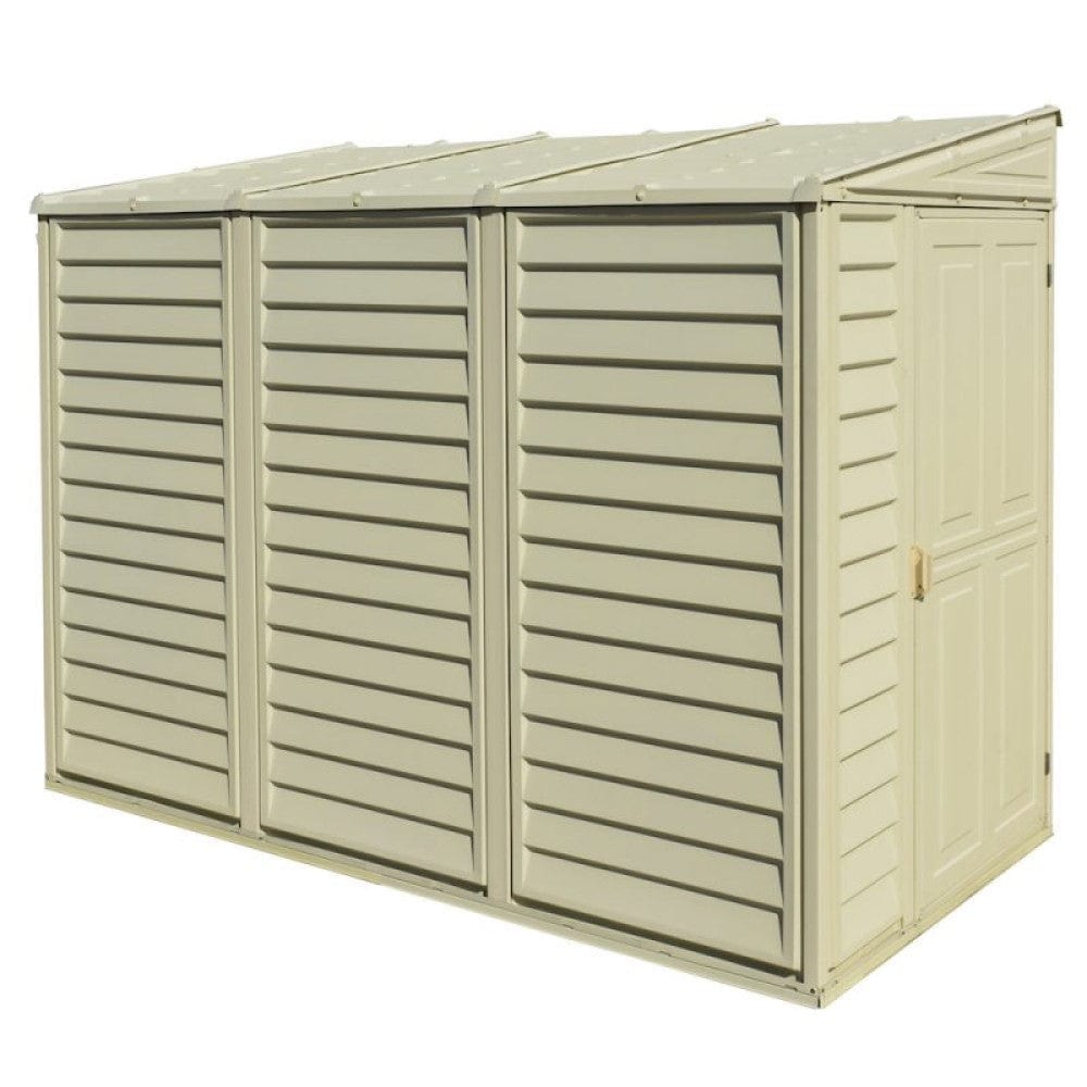 Duramax Vinyl Storage Shed Kit with Foundation DuraMax | SideMate Vinyl Storage Shed 4' x 8' with Foundation | Eastern States 06625_NJ