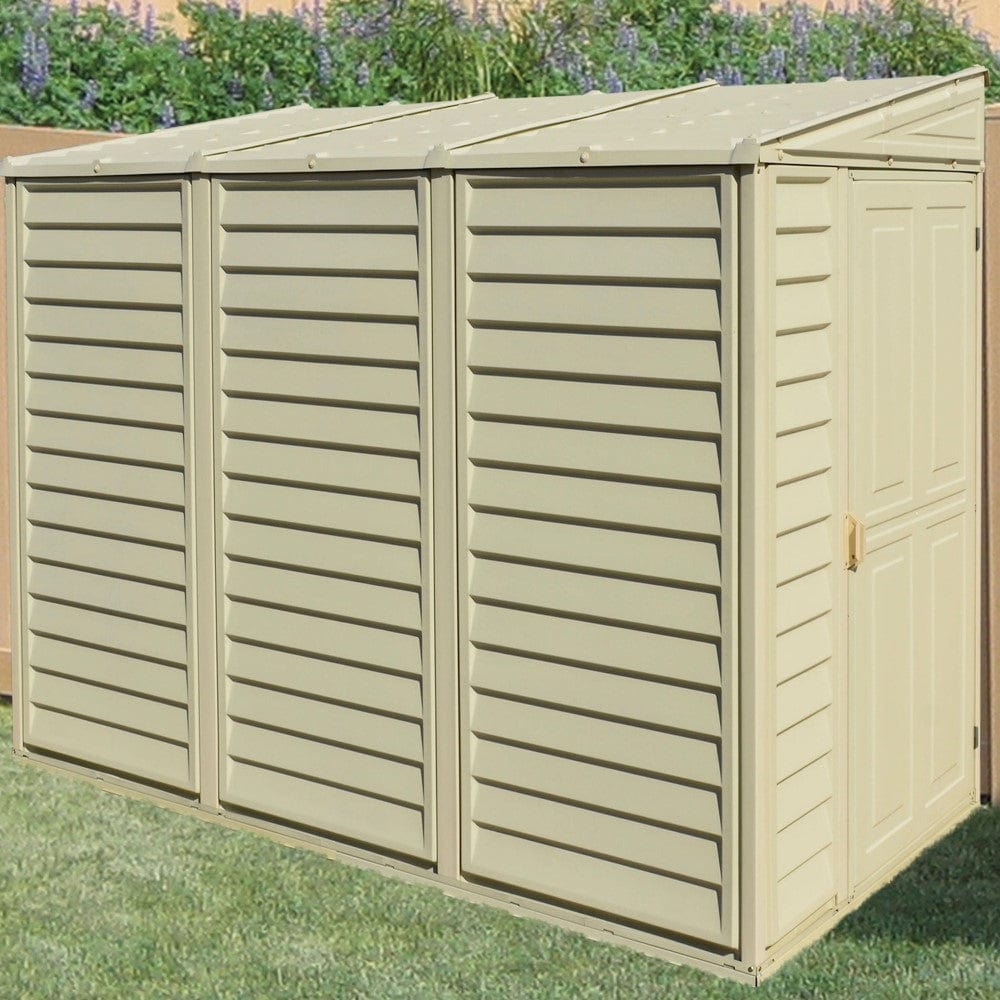 Duramax Vinyl Storage Shed Kit with Foundation DuraMax | SideMate Vinyl Storage Shed 4' x 8' with Foundation | Eastern States 06625_NJ
