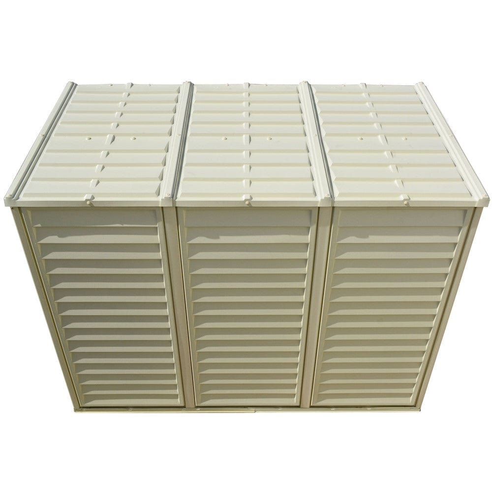Duramax Vinyl Storage Shed Kit with Foundation DuraMax | SideMate Vinyl Storage Shed 4' x 8' with Foundation | Eastern States 06625_NJ