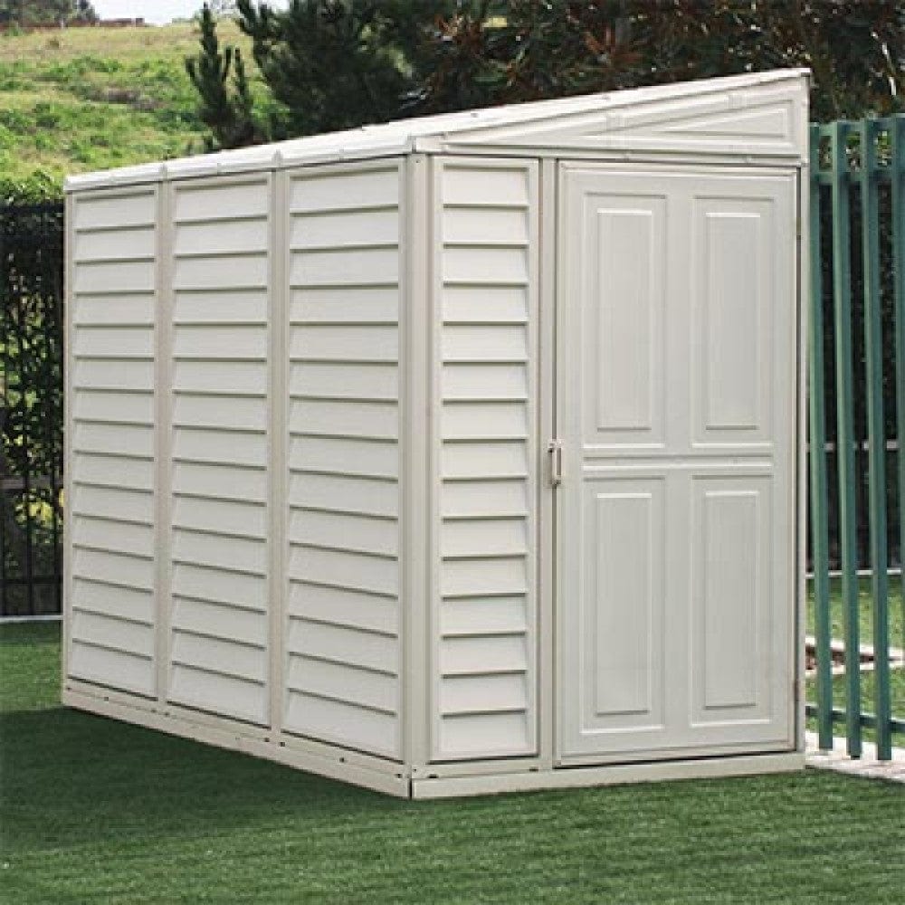 Duramax Vinyl Storage Shed Kit with Foundation DuraMax | SideMate Vinyl Storage Shed 4' x 8' with Foundation | Eastern States 06625_NJ