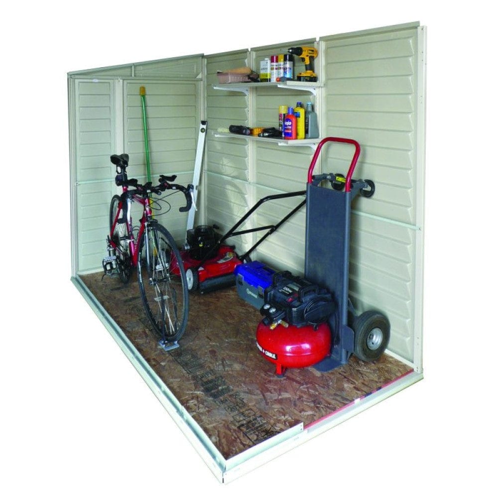 Duramax Vinyl Storage Shed Kit with Foundation DuraMax | SideMate Vinyl Storage Shed 4' x 8' with Foundation | Eastern States 06625_NJ