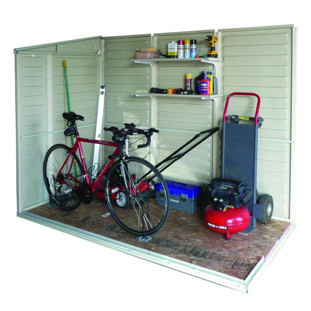 Duramax Vinyl Storage Shed Kit with Foundation DuraMax | SideMate Vinyl Storage Shed 4' x 8' with Foundation | Eastern States 06625_NJ