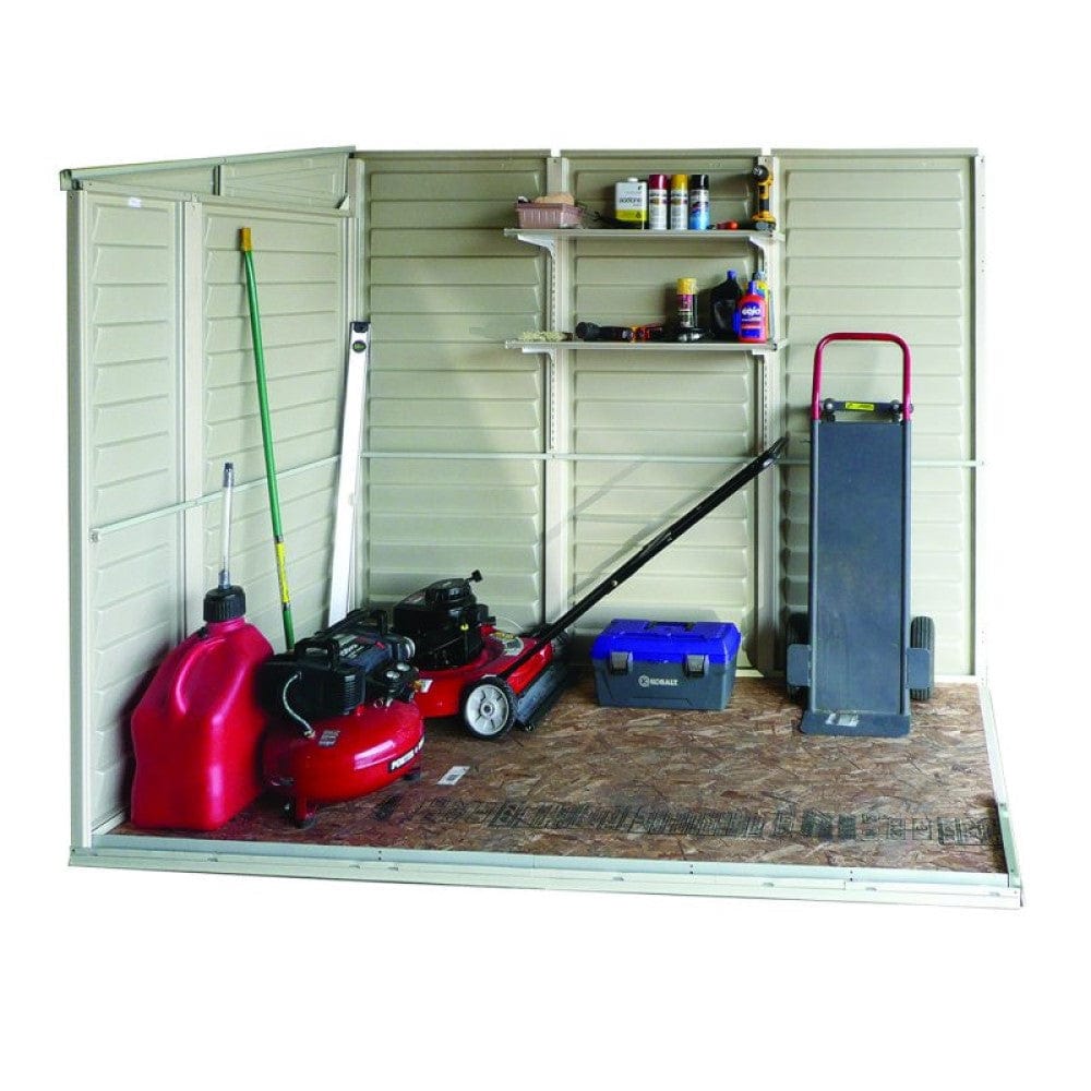 Duramax Vinyl Storage Shed Kit with Foundation DuraMax | SideMate Vinyl Storage Shed 4' x 8' with Foundation | Eastern States 06625_NJ