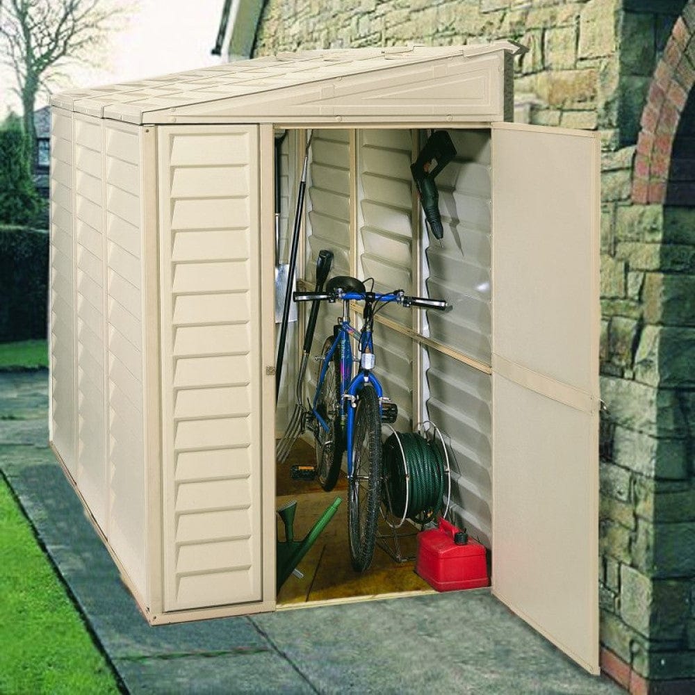 Duramax Vinyl Storage Shed Kit with Foundation DuraMax | SideMate Vinyl Storage Shed 4' x 8' with Foundation | Eastern States 06625_NJ