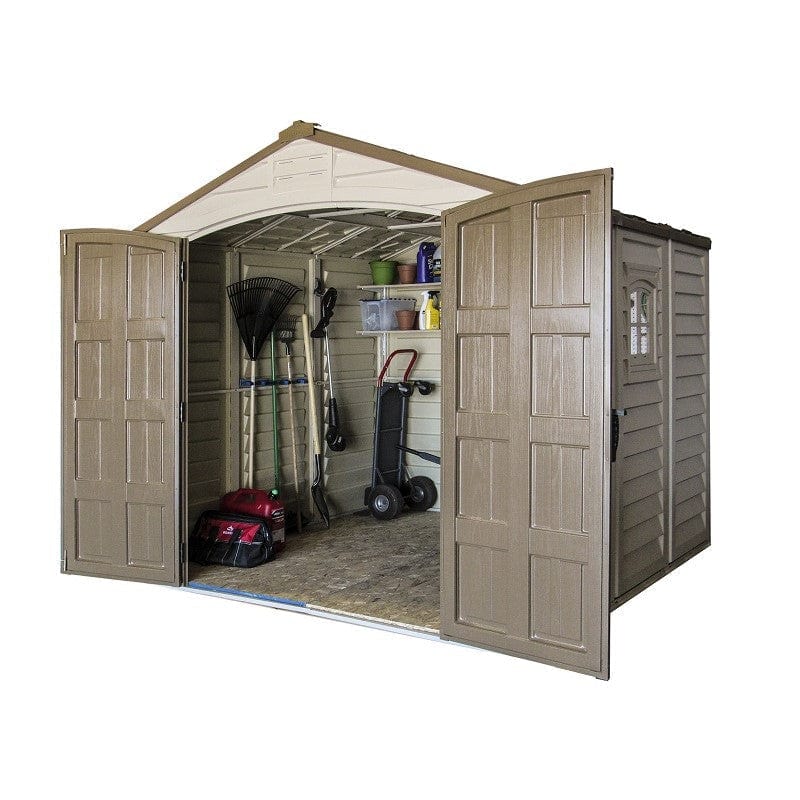 Duramax Vinyl Storage Shed Kit with Foundation DuraMax | Vinyl Storage Shed DuraPlus 8' x 8' x 6' with Foundation | Eastern States 30114_NJ