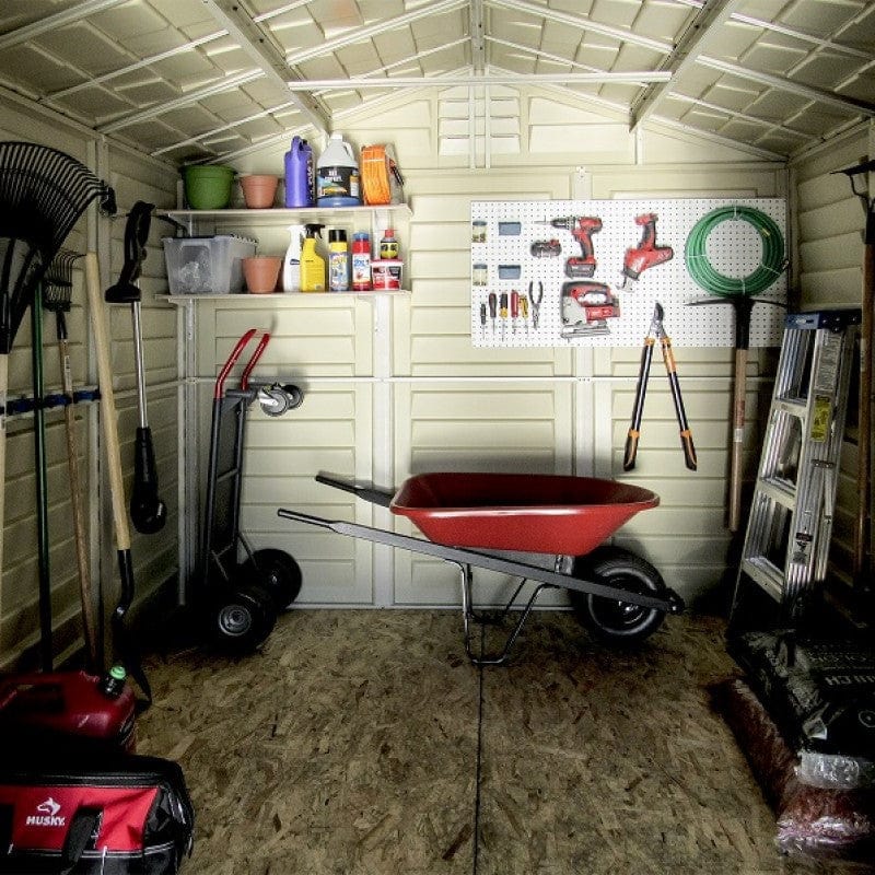 Duramax Vinyl Storage Shed Kit with Foundation DuraMax | Vinyl Storage Shed DuraPlus 8' x 8' x 6' with Foundation | Eastern States 30114_NJ