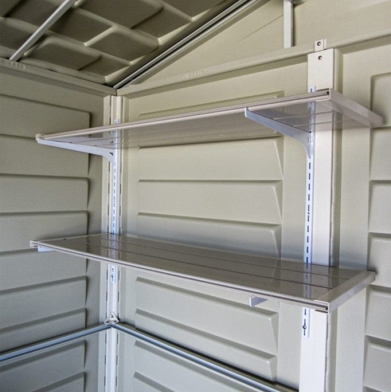 Duramax Vinyl Storage Shed Kit with Foundation DuraMax | Vinyl Storage Shed DuraPlus 8' x 8' x 6' with Foundation | Eastern States 30114_NJ