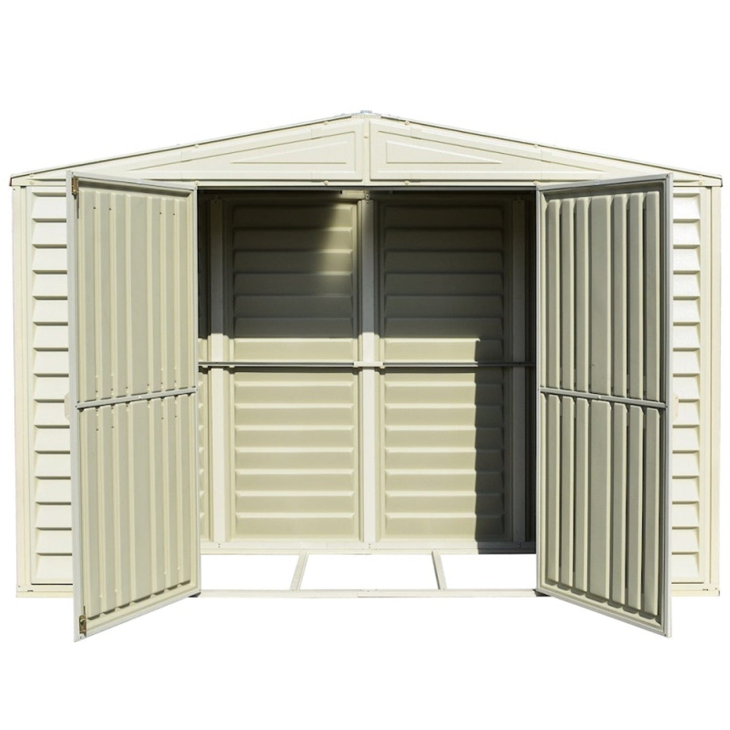 Duramax Vinyl Storage Shed Kit with Foundation DuraMax | Vinyl Storage Shed Woodbridge 10.5' x 5' x 6' with Foundation | Eastern States 00283_NJ