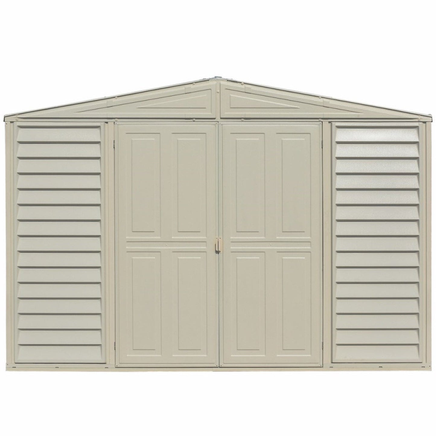 Duramax Vinyl Storage Shed Kit with Foundation DuraMax | Vinyl Storage Shed Woodbridge 10.5' x 5' x 6' with Foundation | Eastern States 00283_NJ