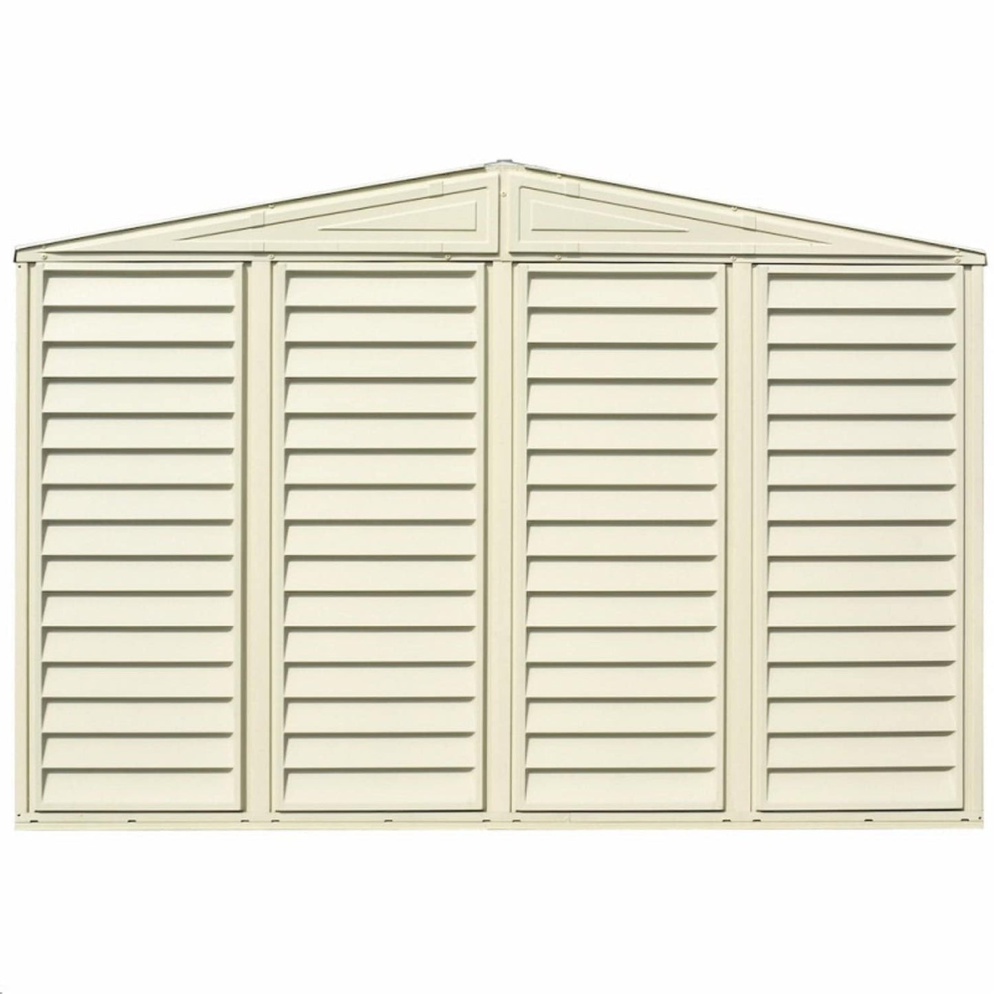 Duramax Vinyl Storage Shed Kit with Foundation DuraMax | Vinyl Storage Shed Woodbridge 10.5' x 5' x 6' with Foundation | Eastern States 00283_NJ