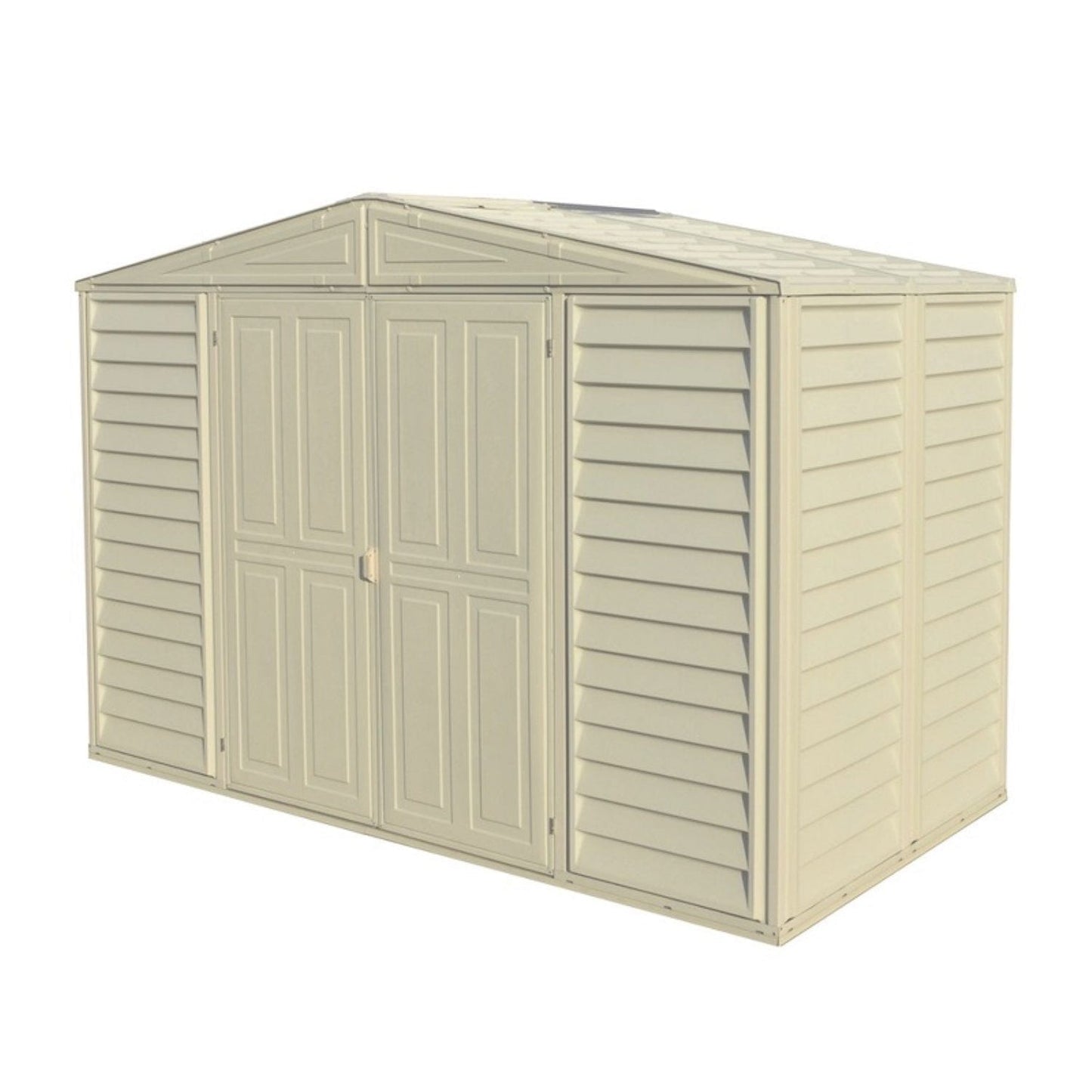 Duramax Vinyl Storage Shed Kit with Foundation DuraMax | Vinyl Storage Shed Woodbridge 10.5' x 5' x 6' with Foundation | Eastern States 00283_NJ