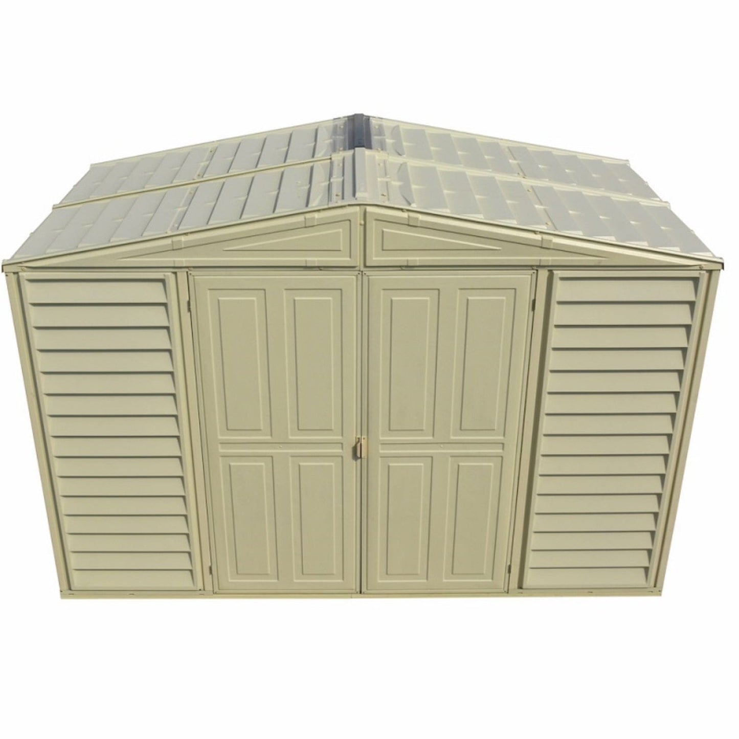 Duramax Vinyl Storage Shed Kit with Foundation DuraMax | Vinyl Storage Shed Woodbridge 10.5' x 5' x 6' with Foundation | Eastern States 00283_NJ