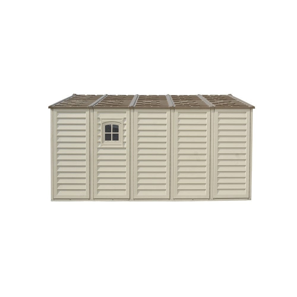 Duramax Vinyl Storage Shed Kit with Foundation DuraMax | Vinyl Storage Shed Woodbridge Plus 10.5' x 13' x 6' with Foundation | Eastern States 40234_NJ