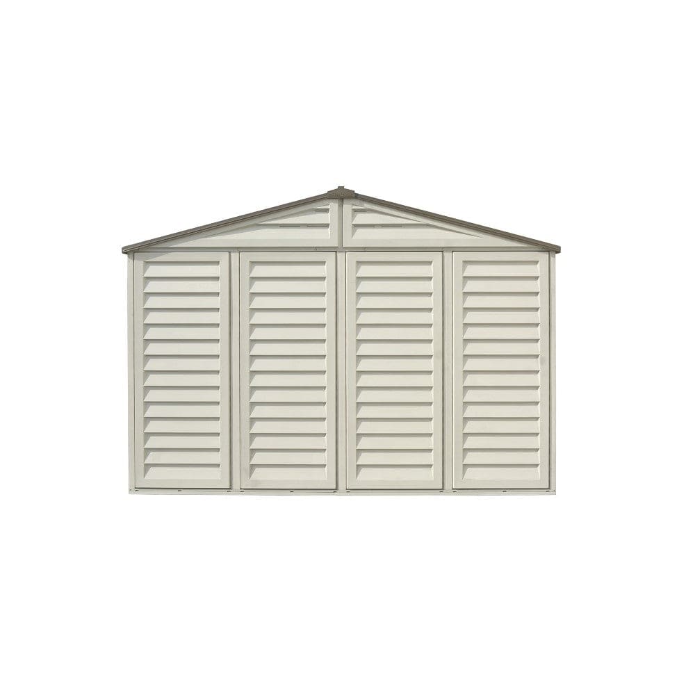 Duramax Vinyl Storage Shed Kit with Foundation DuraMax | Vinyl Storage Shed Woodbridge Plus 10.5' x 13' x 6' with Foundation | Eastern States 40234_NJ