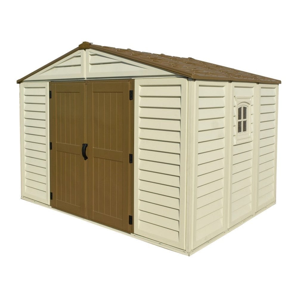 Duramax Vinyl Storage Shed Kit with Foundation DuraMax | Vinyl Storage Shed Woodbridge Plus 10.5' x 8' x 6' with Foundation | Eastern States 40214_NJ