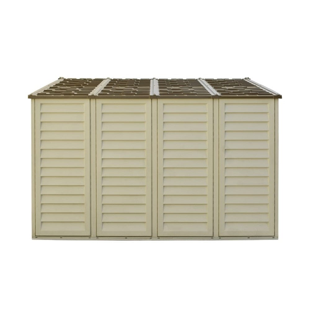 Duramax Vinyl Storage Shed Kit with Foundation DuraMax | Woodbridge Plus Vinyl Storage Shed 10.5' x 10.5' with Foundation | Eastern States 40224_NJ