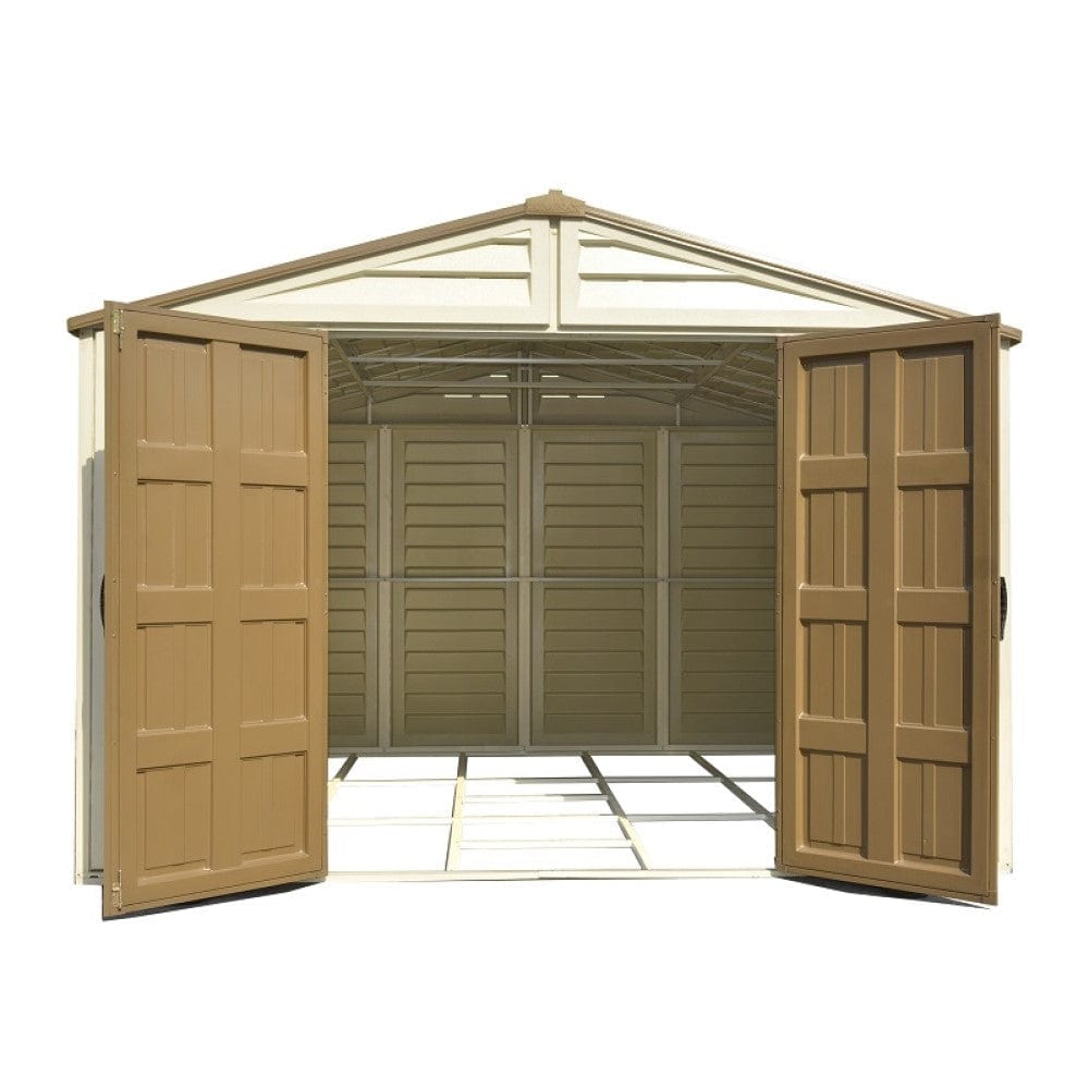 Duramax Vinyl Storage Shed Kit with Foundation DuraMax | Woodbridge Plus Vinyl Storage Shed 10.5' x 10.5' with Foundation | Eastern States 40224_NJ