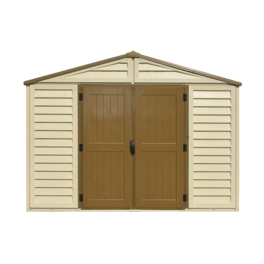 Duramax Vinyl Storage Shed Kit with Foundation DuraMax | Woodbridge Plus Vinyl Storage Shed 10.5' x 10.5' with Foundation | Eastern States 40224_NJ