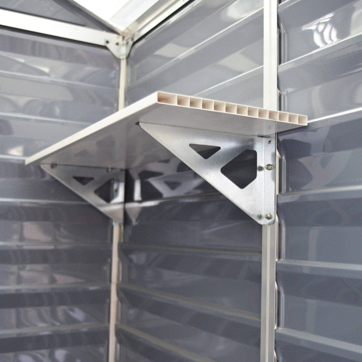 Palram - Canopia SkyLight Storage Shed Shelf - mygreenhousestore.com