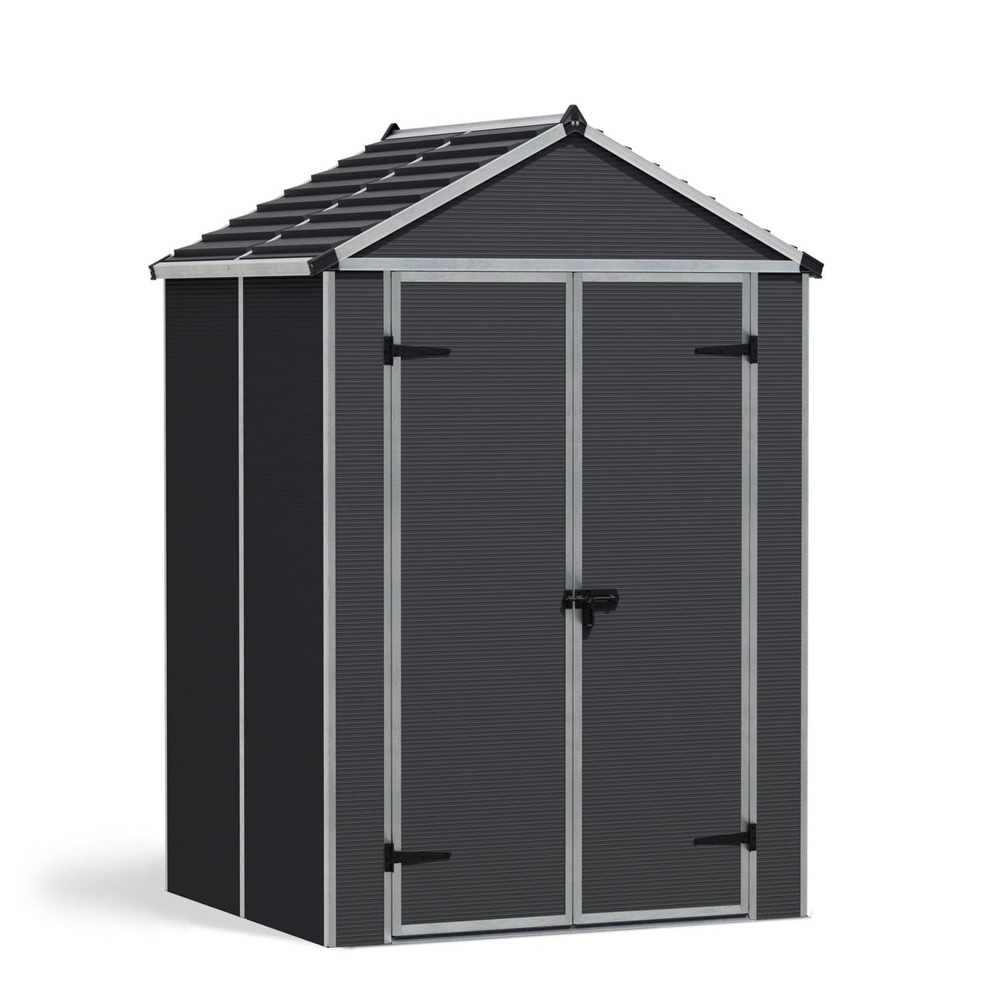 Canopia | Rubicon Polycarbonate Storage Shed With Floor - Gray