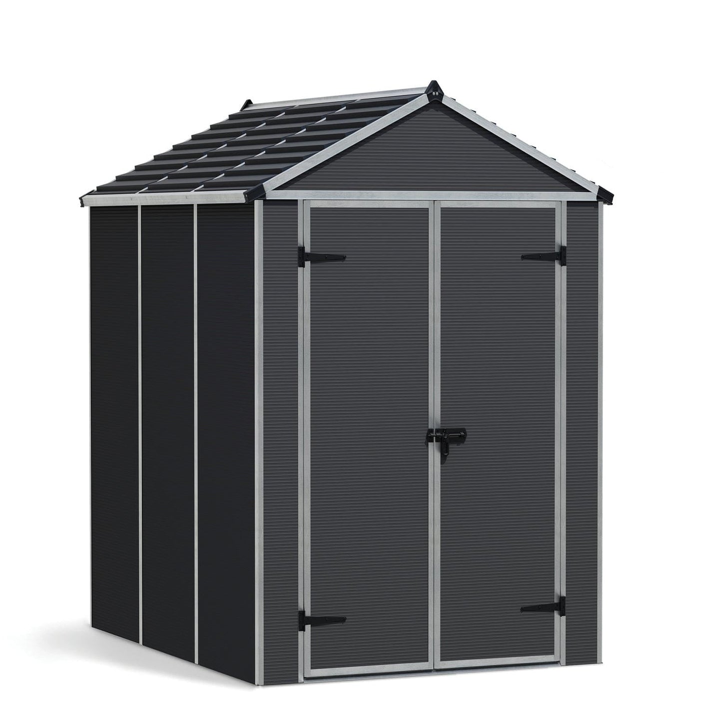 Canopia | Rubicon Polycarbonate Storage Shed With Floor - Gray