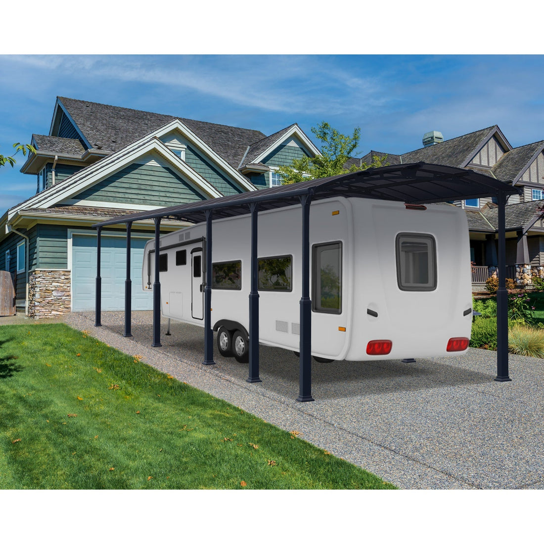 Carports for RVs and Trailers: Height, Access, Storage Options