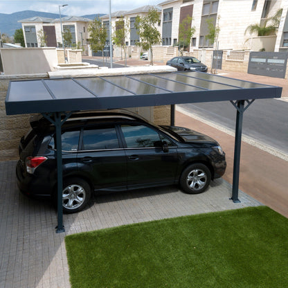 Canopia | Palma 5000 Carport/Patio Cover - Gray/Gray - 16X10x7 ft
