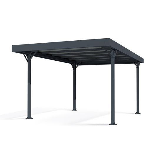 Canopia | Palma 5000 Carport/Patio Cover - Gray/Gray - 16X10x7 ft